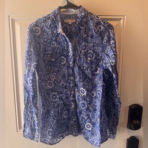 Tin Haul Blue Floral Shirt